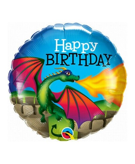 Mythical Dragon Folienluftballon Happy Birthday