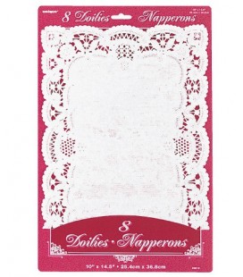 8 Doilies Napperons