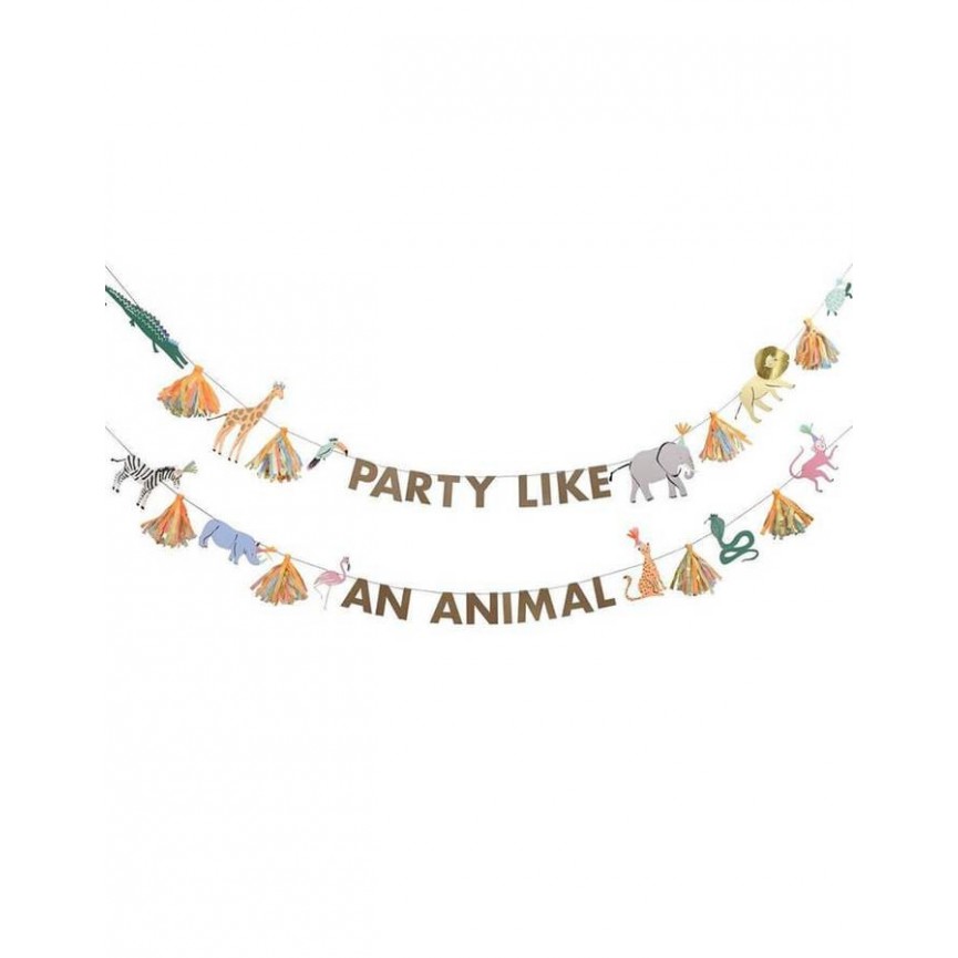 Party Like an Animal Banner