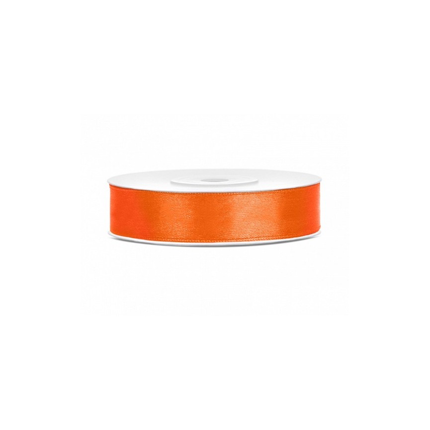 Orange Satin Ribbon 12mm/25m