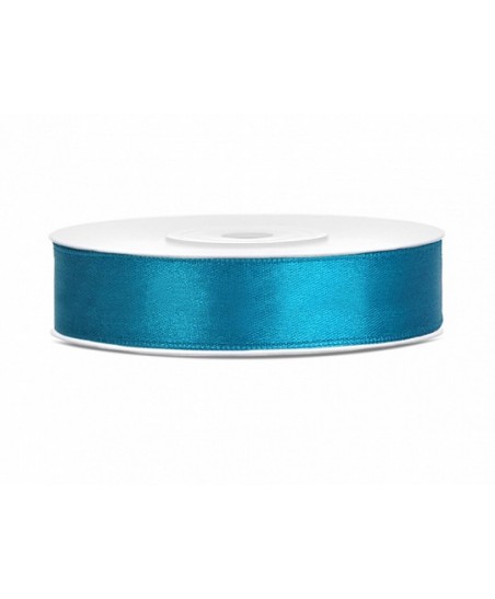 Turquoise Satin Ribbon 12mm/25m