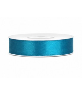 Turquoise Satin Ribbon 12mm/25m