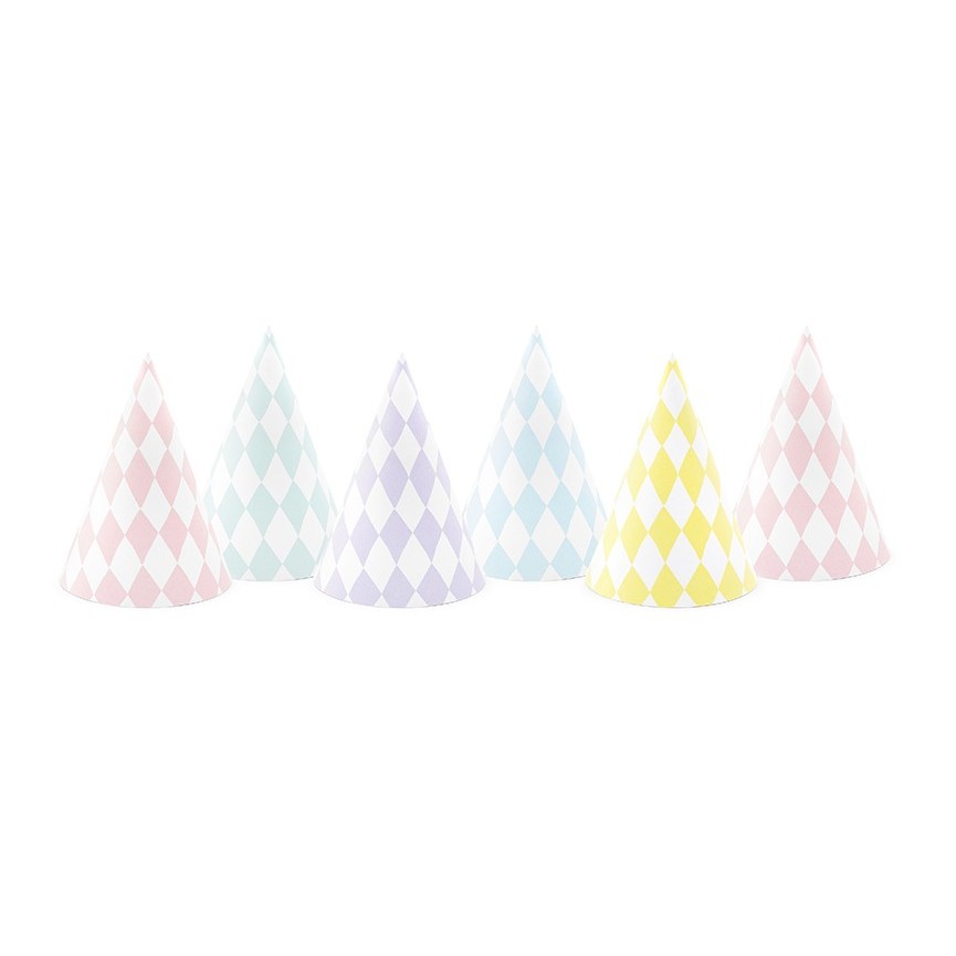 6 Yummy Mix Party Hats