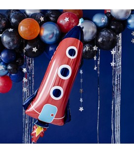 Rocket Mylar Balloon