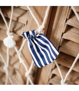 4 Pochons Gaze de Coton - Blanc