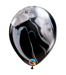 1 Black Marble Agate Balloon