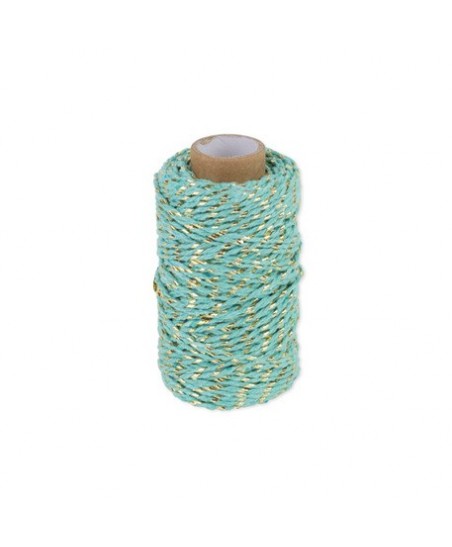 Gold & Turquoise Twine
